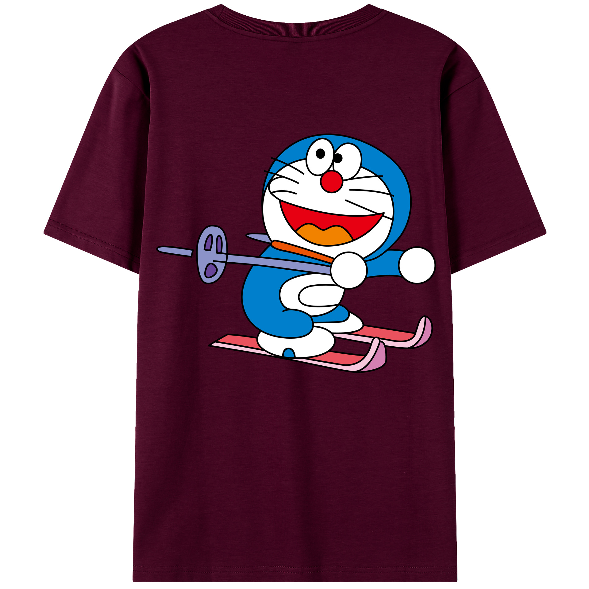 （画像用） ドラえもん Doraemon レディース半袖Tシャツ(バックプリント)